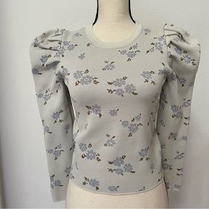 NWOT: Kiss the Stars Knit Balloon Shoulder Top